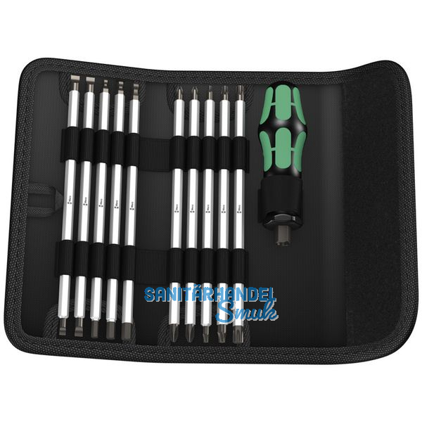 WERA Kombiklingen-Satz Vario 88/1 in Grtelfalttasche 11-teilig