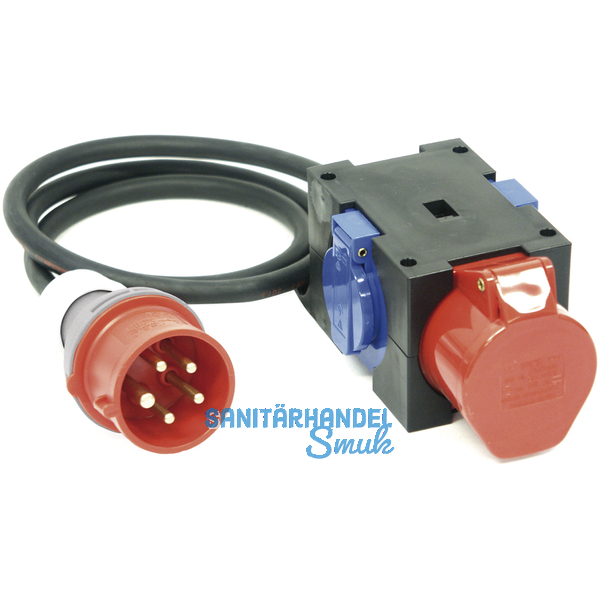 Kompaktverteiler St.Anton H07RN-F 5G1,5 2 x 250V/1x400V IP44