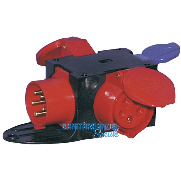 Kompaktverteiler St.Anton 1 x 250V/2 x 400V IP44