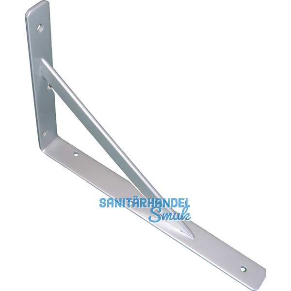 Konsole Schwerlast - Steg,Hhe 295 mm,Tiefe 200 mm, wei-aluminium lackiert