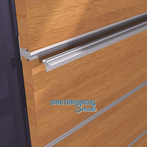 Wall Sys Tablar-/Korpustrger 19 mm, zum Einhngen, Aluminium natur eloxiert