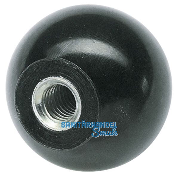 Kugelknopf aus Kunststoff Auen  40 mm mit Innengewinde M 10