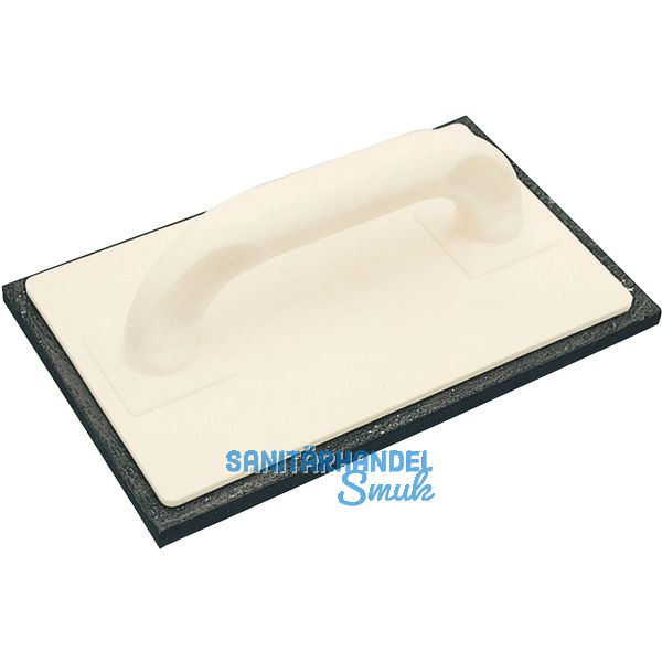 KAUFMANN Kunststoff Reibbrett mit 8 mm Moosgummi 280 x 140 mm