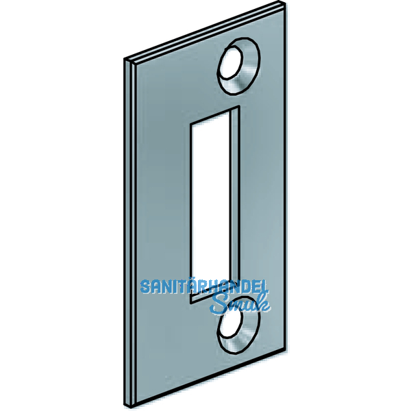 Schlieblech 41AL-OFFICE-CP, Edelstahl gebrstet