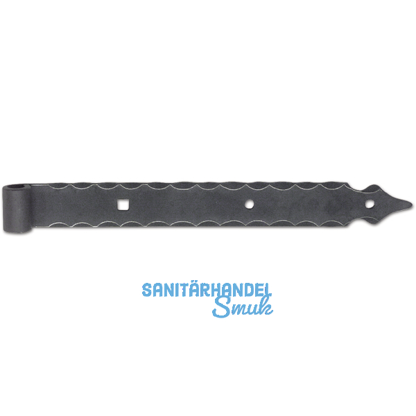 Langbnder o. Kegel gerade, 600 mm, Schmiedeeisen verzinkt geschwrzt