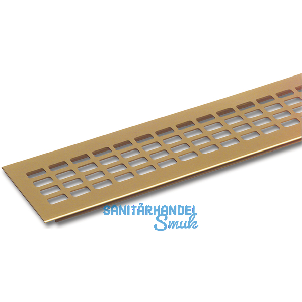 SECOTEC Lftungsgitter Aluminium gold eloxiert 80X1000 mm SB-1