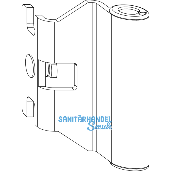 MACO Bandwinkel Doppeltopf 4/18- 9 u. 12/18- 9 mm, 130 kg, wei (207897)