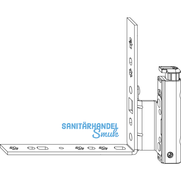 MACO Ecklagerband DT mit V, 12/18- 9 mm, links, wei (207945)