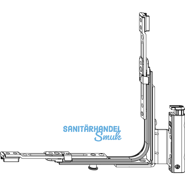 MACO MM Ecklagerband DT mit V, EH, 1iS, 12/18-13 mm, rechts, silber (206276)