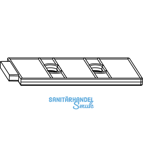 MACO Fiber-Therm Aufsatzdichtung f. Dichtungsplatte, 42mm, Holz, silber (454861)
