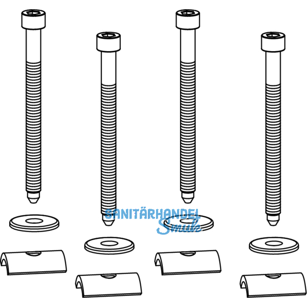 MACO Fiber-Therm Eckverbinder-Befestigungsset oben, Stahl verzinkt (101340)