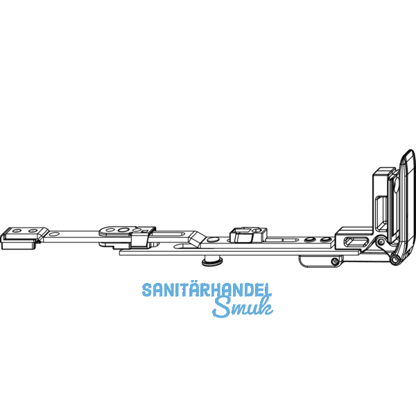 MACO MM Stulpflgelverschluss waagrecht, verlngerbar, FFB 240-1650 mm (202252)