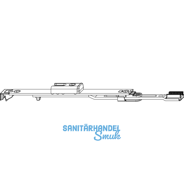 MACO MM Endverschluss EH unten, mit Schlieteil, FFH 1340-2450 mm (205717)