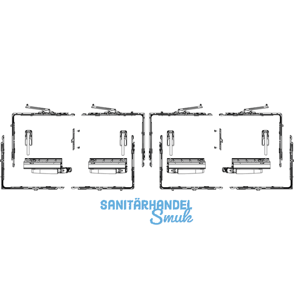 MACO SKB-Z Grundkarton, Schema C, 160 kg, Versatz 13 mm, silber (455514)