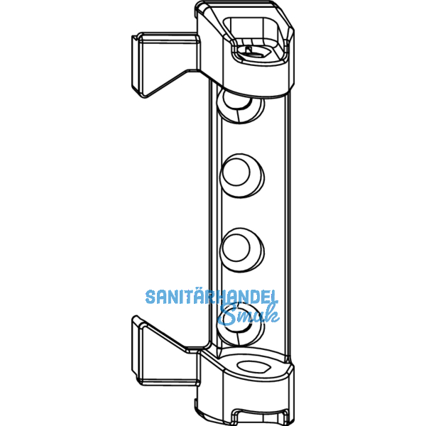MACO Scherenlager aufschraubbar 12/18 mm, 120 kg, silber (54694)