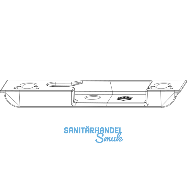 MACO Schlieteil iS, Falzluft 4 mm, Versatz 13 mm, rechts, silber (357673)
