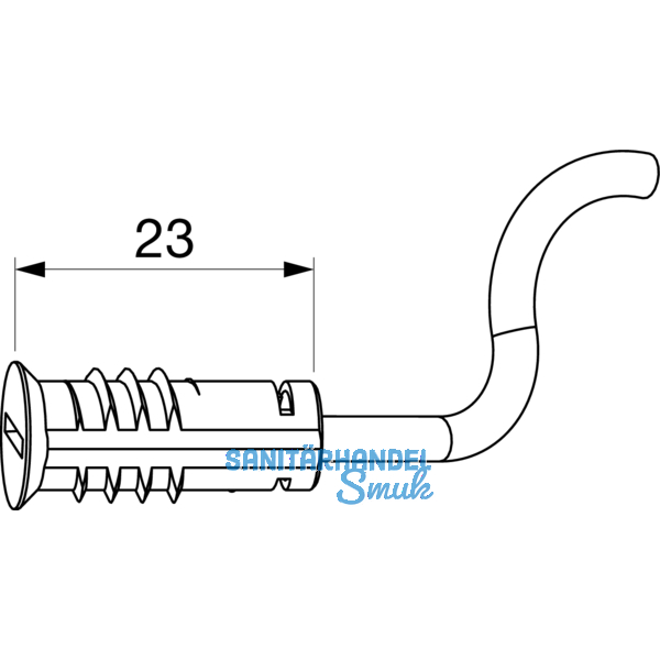 MACO-TRONIC Reedkontakt VS einschraubbar,Verschluss-/Kippberwachung, Kabel 6m
