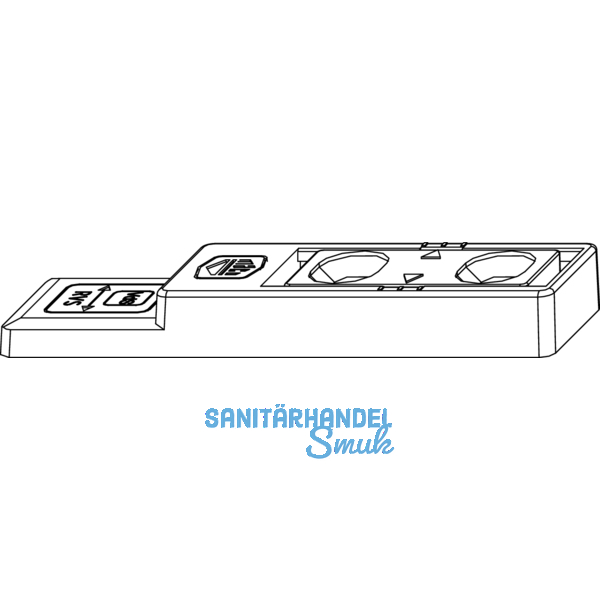 MACO-TRONIC Reedkontakt RVS f. Verschluss-/Kippberwachung, Kabel 15 m, grau