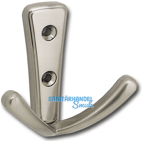 Mantelhaken Deneb Breite 76 mm, Hhe 71 mm, ZN Edelstahl Effekt