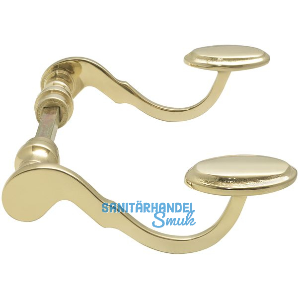 MARCHESI Drckerpaar POSTHORN, Messing poliert