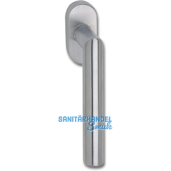 MARCHESI Fenstergriff GEHRUNG - verdeckt geschr., m. Rast., 7 x 38 mm, Edst.matt