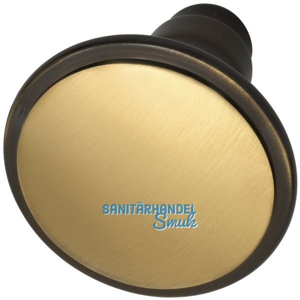 MARCHESI Knopfdrckerlochteil,  55 mm, Messing patiniert