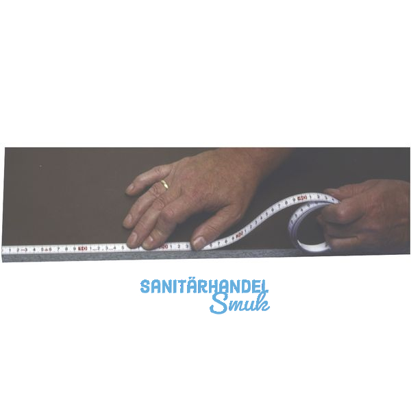 Maband selbstklebend Skala von rechts nach links 1 m