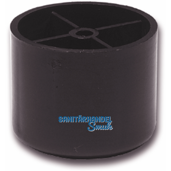 Mbelgleiter starr mit Anschraubplatte  50 mm, Hhe 50 mm, Kunststoff schwarz