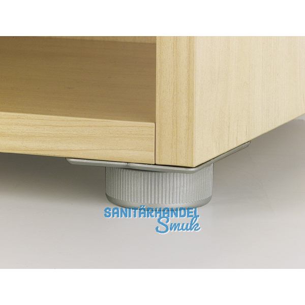 Mbelgleiter verstellbar-Anschraubplatte  50 mm, Kunststoff schwarz