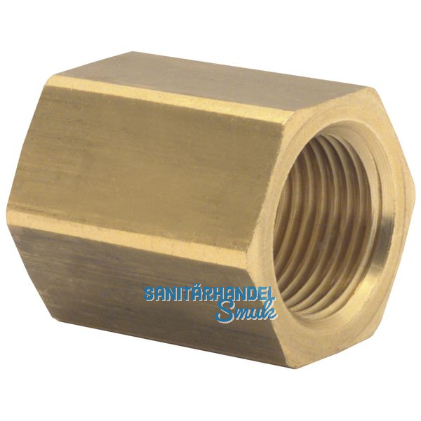 Druckluft Muffe mit IG 1/4\" aus Messing