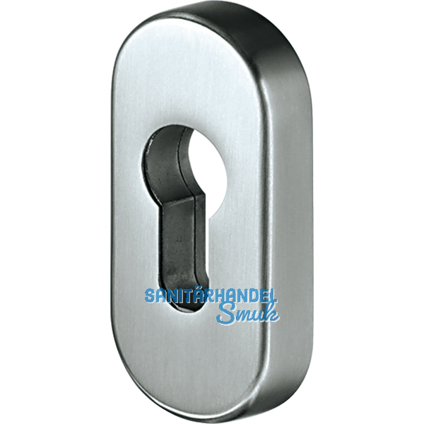 SH-Schiebe-Zylinderrosette, 33 x 74 x 9 mm, Edelstahl matt