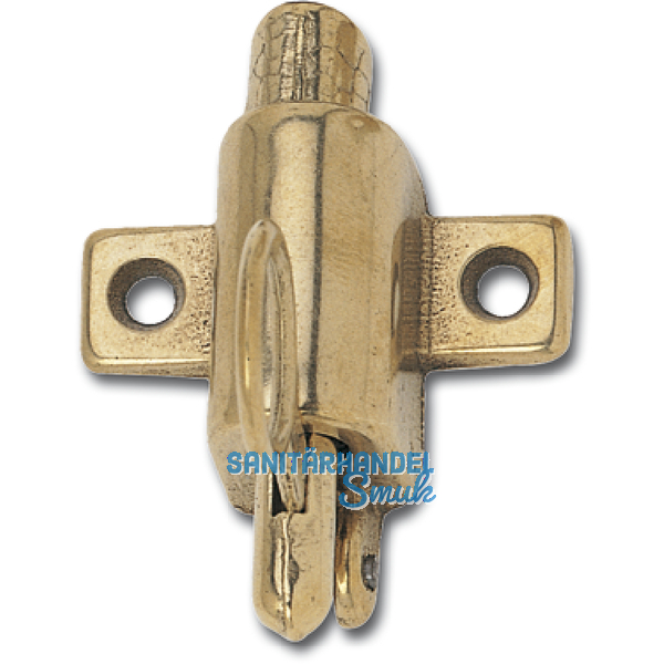 Oberlichtschnapper mit Hebelzug, Messing natur