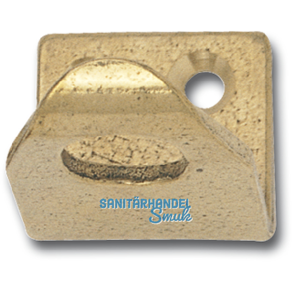 Schlieblech zu Oberlichtschnapper fr 22 mm berschlag, Messing natur