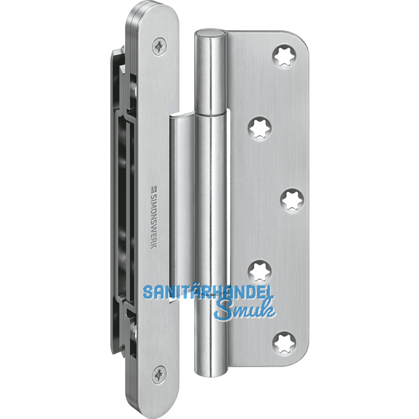 Trband VN2927/160 Compact Planum, Stahl verchromt matt