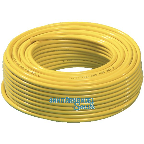 PVC Baustellenkabel gelb K35 3G1.5 Lnge 100 m