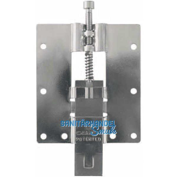 CAMAR Paneelaufhnger 814, mit Feder, Befestigung unten, Stahl verzinkt