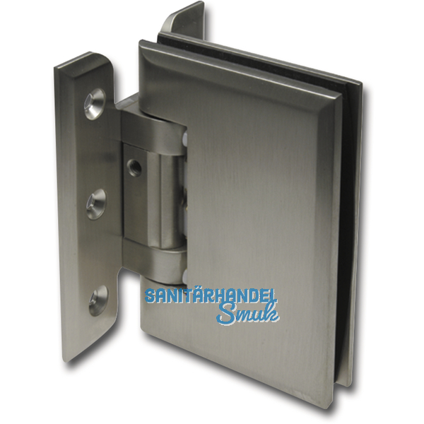 Pendeltrbeschlag Chalet-PT Glas-Wand m. Feststell. 90, Edelstahl-Effekt