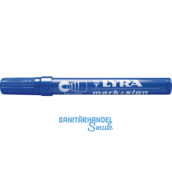 LYRA Permanent-Marker 111 Strichbreite 2-6 mm blau schrge Spitze