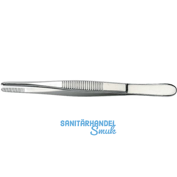 Przisions Pinzette gerade stumpf-breit Lnge 120 mm