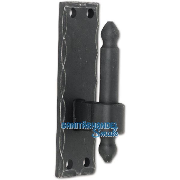 Plattenkegel, Kegeldorn  16 mm, Schmiedeeisen verzinkt geschwrzt