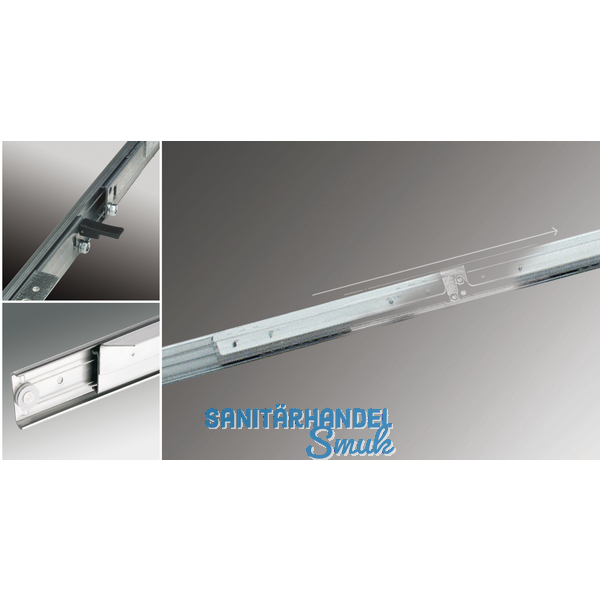 Ausziehtischfhrung BASIC SYNCHRON mit Bremse,Auszugslnge 1120 mm,verzinkt