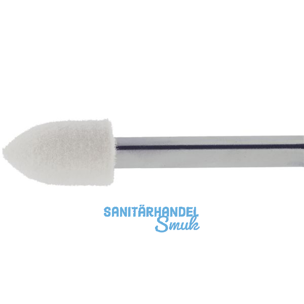LUKAS Filz-Polierstift Form Spitzbogen Qualitt P3 Kopf  10 mm Lnge 15 mm