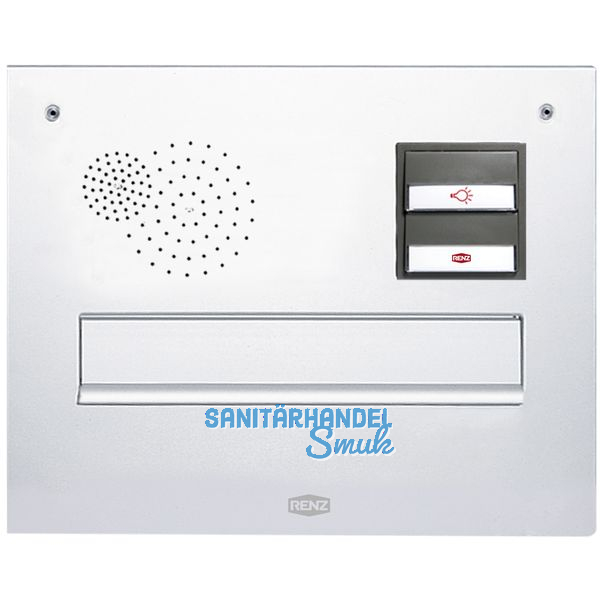 Frontplatte eckig, 360 x 280 mm, silber eloxiert