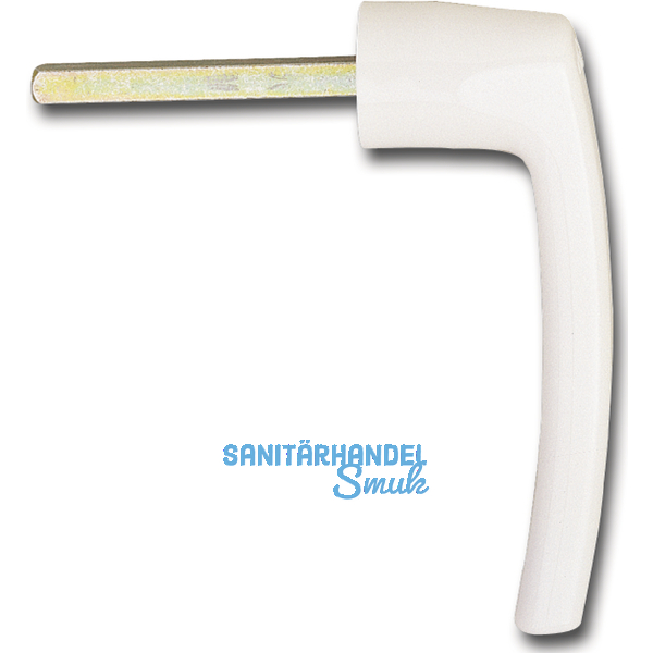 ROTO Steckgriff lose, mit VK 7 mm, Alu RAL 9016 (257628)