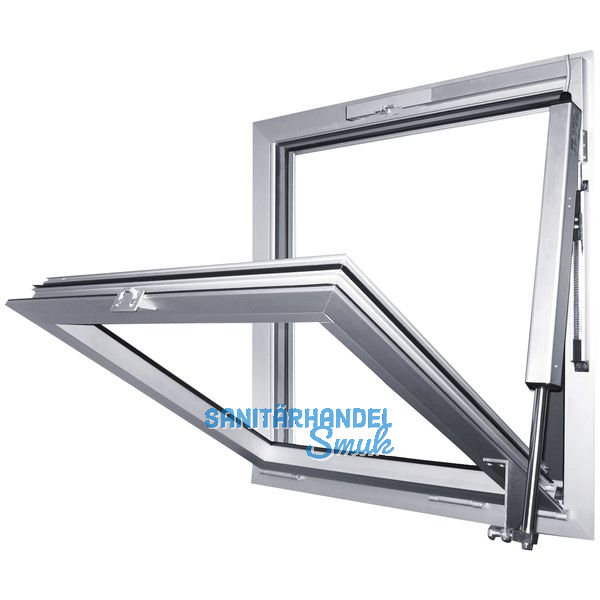 GEZE RWA 100 NT mit E250/ Hub 300 mm, silber eloxiert