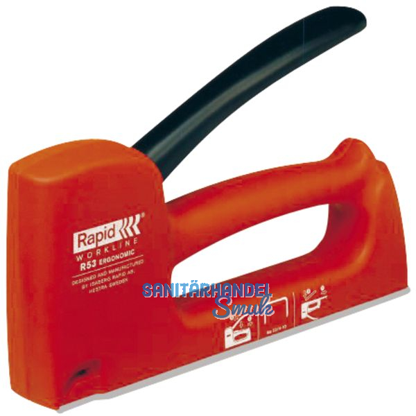 RAPID Handtacker R53E fr Klammern Type 53 4 - 10 mm