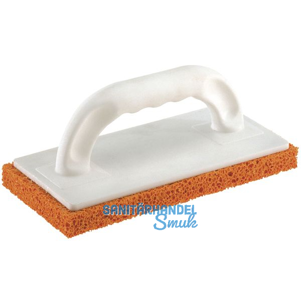 KAUFMANN Reibbrett mit 20 mm Schwammgummibelag grobporig 240 x 150 mm