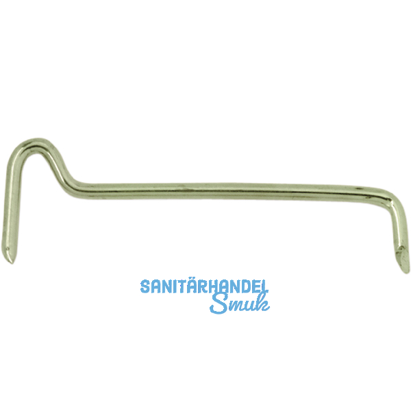 Reibertrger 55 x 2,0 mm, Stahl vermessingt