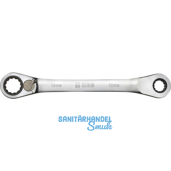 Doppel-Ringratschenschlssel gekrpft SW 8 x 9 mm