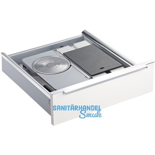 Metall-Einbau-Allesschneider AES 62 SL, silbermetallic, links